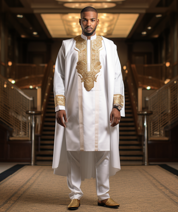 Luxury 3 piece agbada